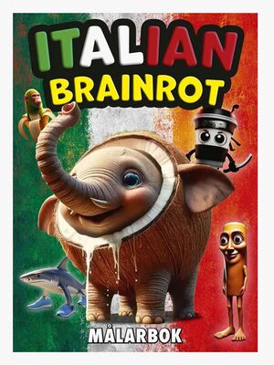 Tukan Förlag Italian Brainrot Målarbok