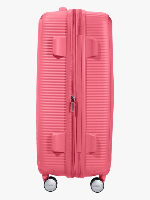 American Tourister Soundbox Spinner Resväska 71,5-81L, Sun Kissed Coral