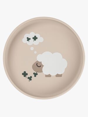 Done By Deer Tiny Farm Tallrik Stick & Stay, Sand