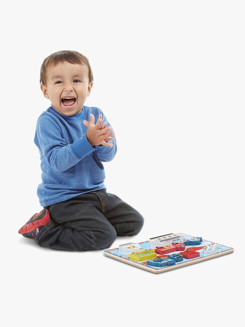 Melissa & Doug Pussel Bilar 9 bitar