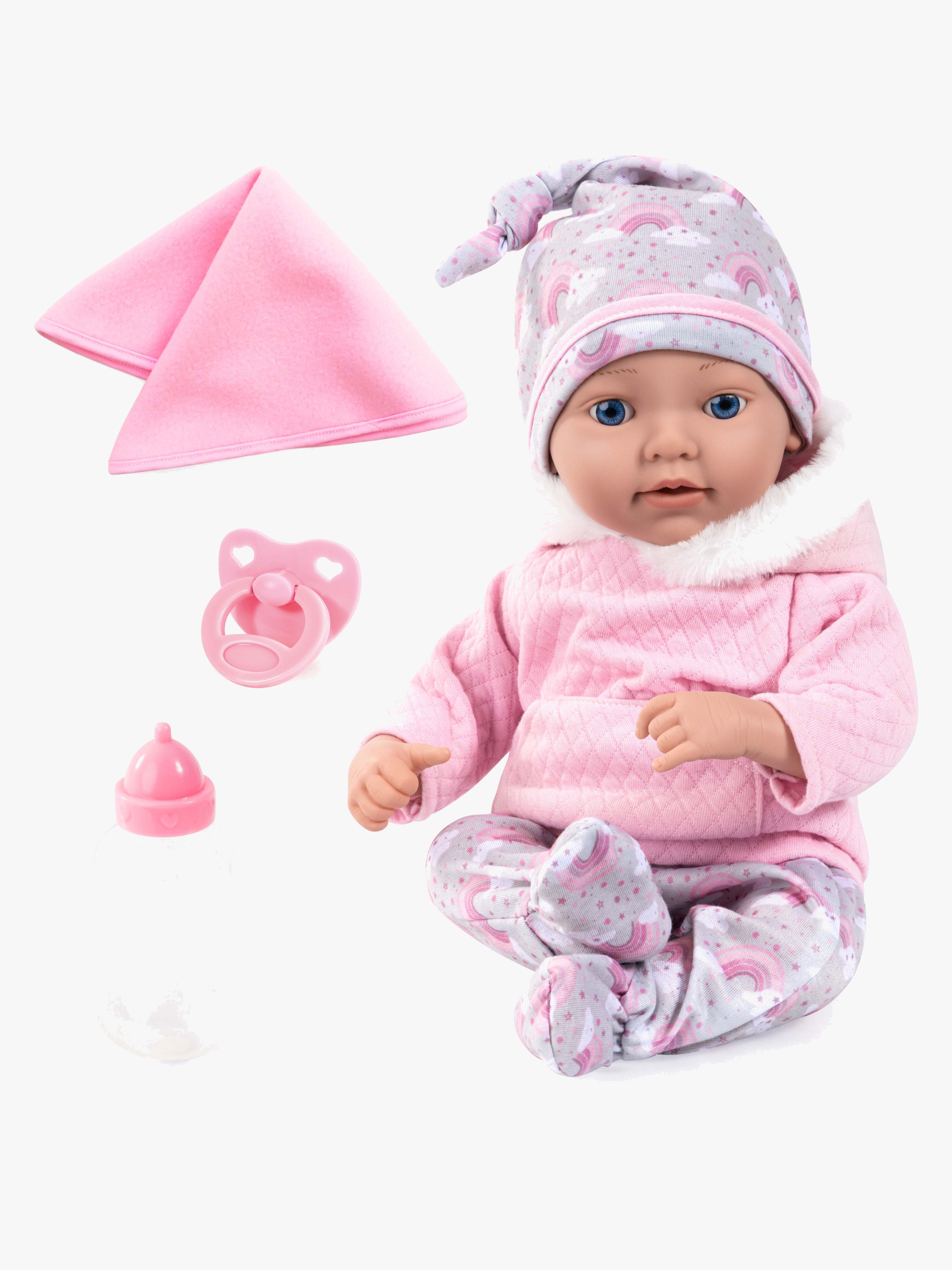 Bayer Design Reborn Baby Docka med Tillbehör Regnbåge 38 cm