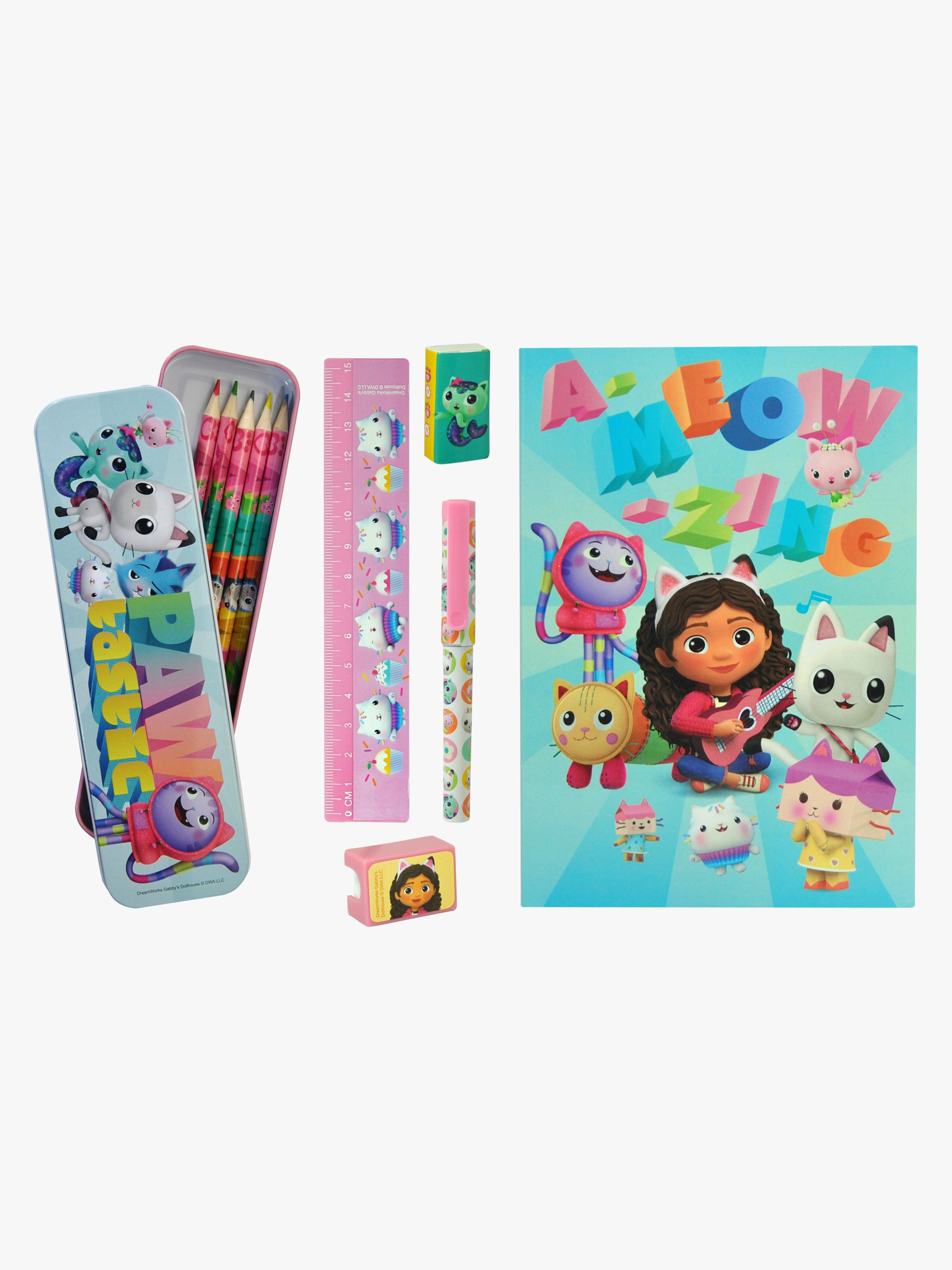 Gabby’s Dollhouse Skrivset med Plåtask