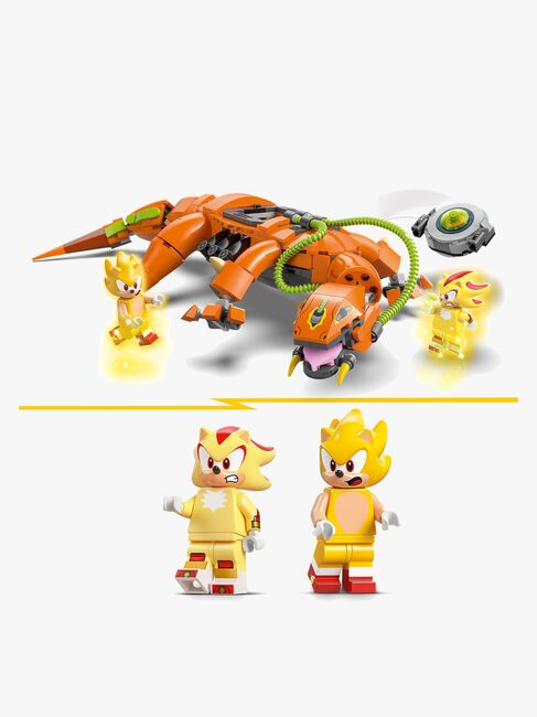 LEGO Sonic 77003 Super Shadow mot Biolizard