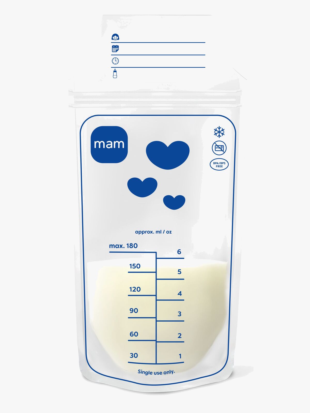 MAM Bröstmjölkspåsar 25-Pack