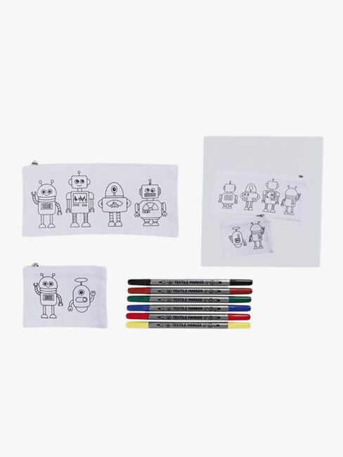 Creativ Company DIY Pysselset Textilmålning Robot