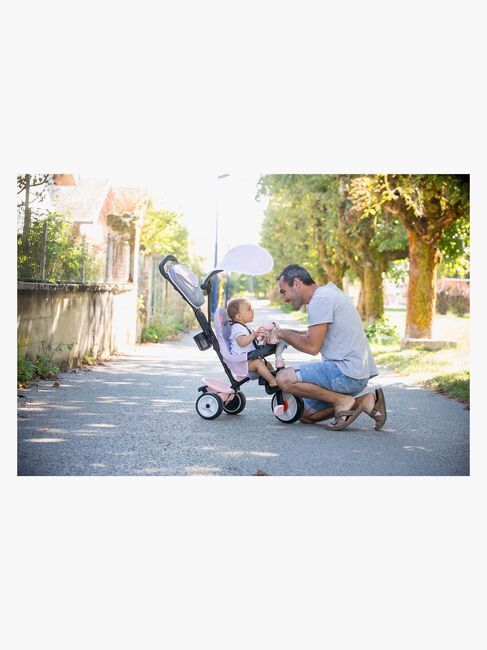 Smoby Trehjuling Baby Driver Plus, Pink