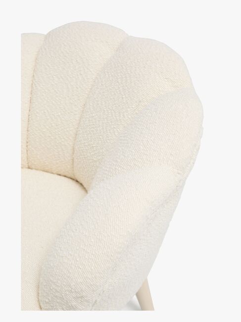 Alice & Fox Pearla Fåtölj, Cream/Wood