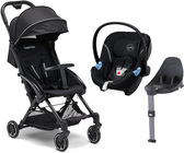 Beemoo Easy Fly 2 Sulky inkl. Cybex Aton M, Black