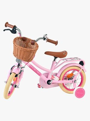 Volare Excellent Cykel med Korg 12 Tum, Rosa