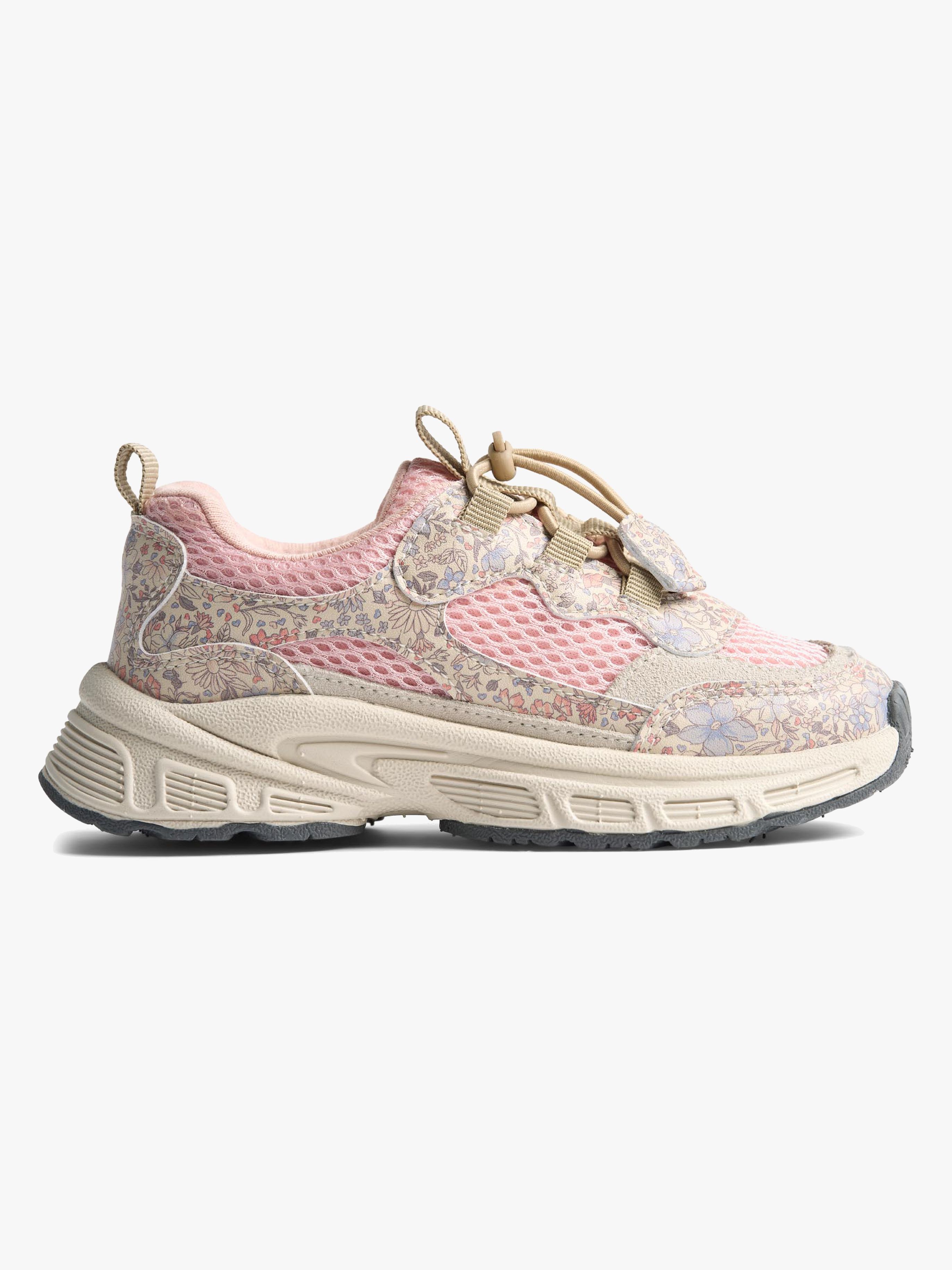 Wheat Arthur Sneakers, Blue/Flowers, 31