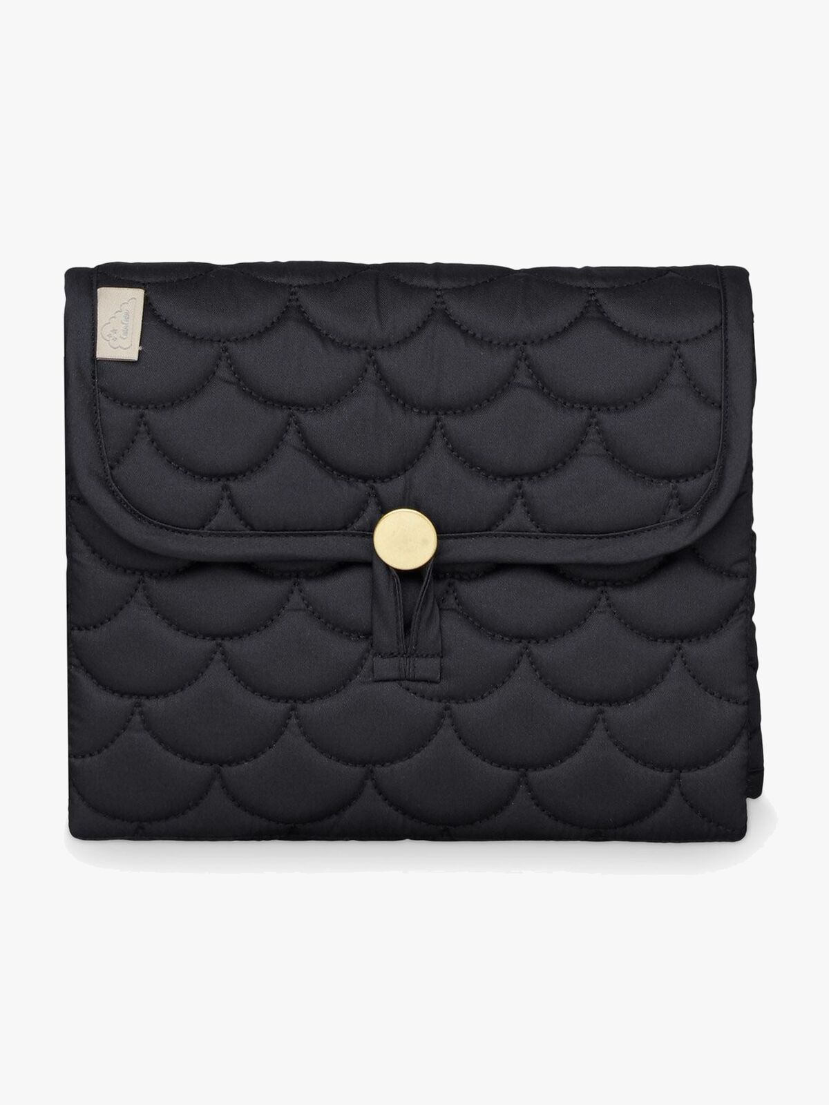 Cam Cam Quiltad Skötbädd, Black