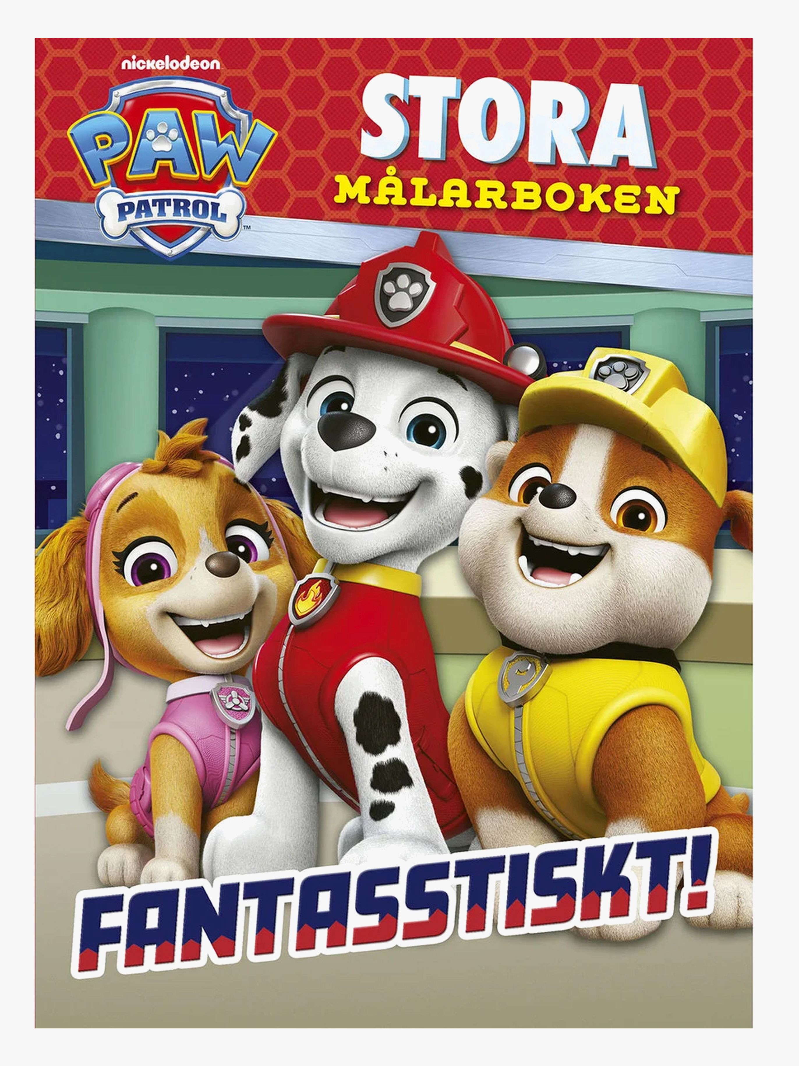 Paw Patrol Stora Målarboken FanTASStiskt