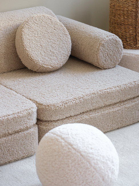 Wigiwama Play Byggbar Soffa 272x156 cm, Biscuit