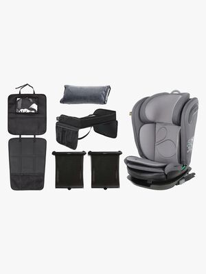 Beemoo Reform ISOFIX Bältesstol Inkl. Tillbehör, Mineral Grey