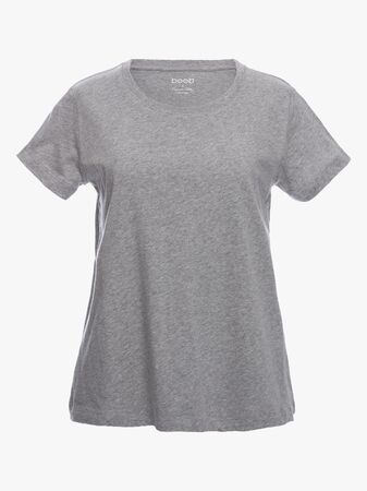 Boob Gravid/Amning T-Shirt, Grey Melange