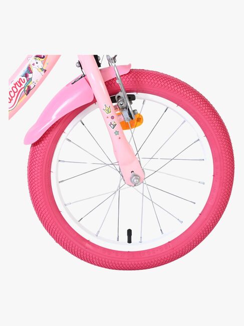 Volare Unicorn Cykel 16 Tum, Rosa