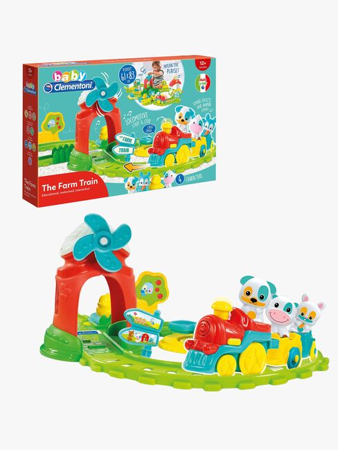 Clementoni Baby Interaktivt Tåg med Bondgårdsdjur