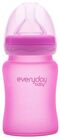 Everyday Baby Nappflaska Glas med Värmeindikator 150ml, Cerise