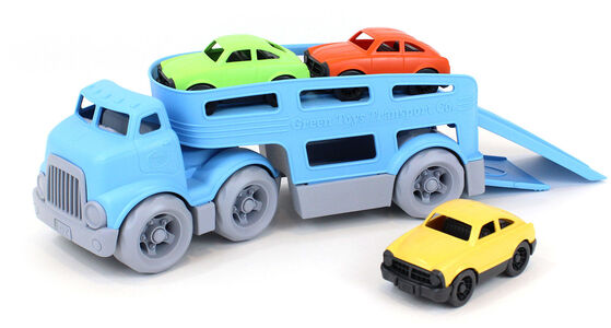 Green Toys Biltransport + 3 Bilar