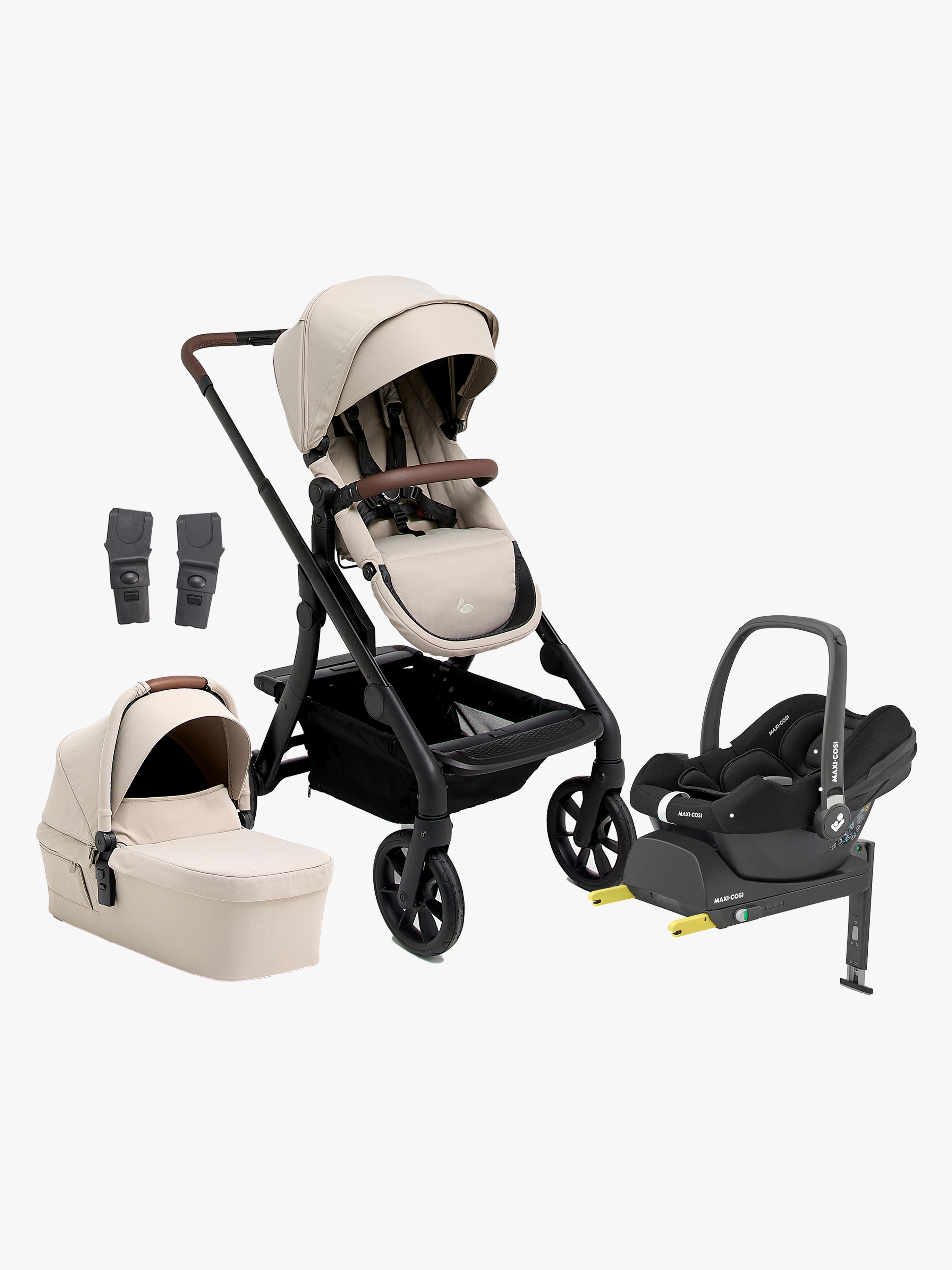 Beemoo Pro Max & Maxi-Cosi CabrioFix i-Size – duovagn från nyfödd