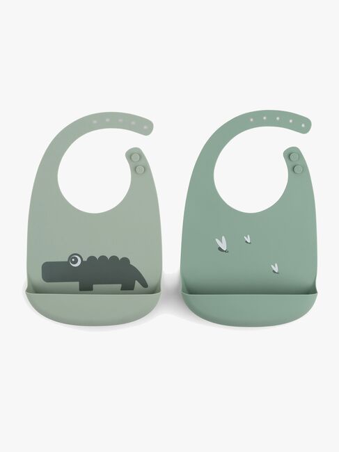 Done By Deer Silikon Haklapp 2-Pack, Green