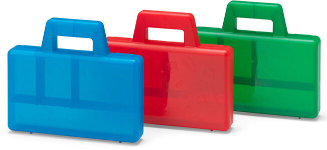 Lego Sorteringsväskor 3-pack, Blå/röd/grön