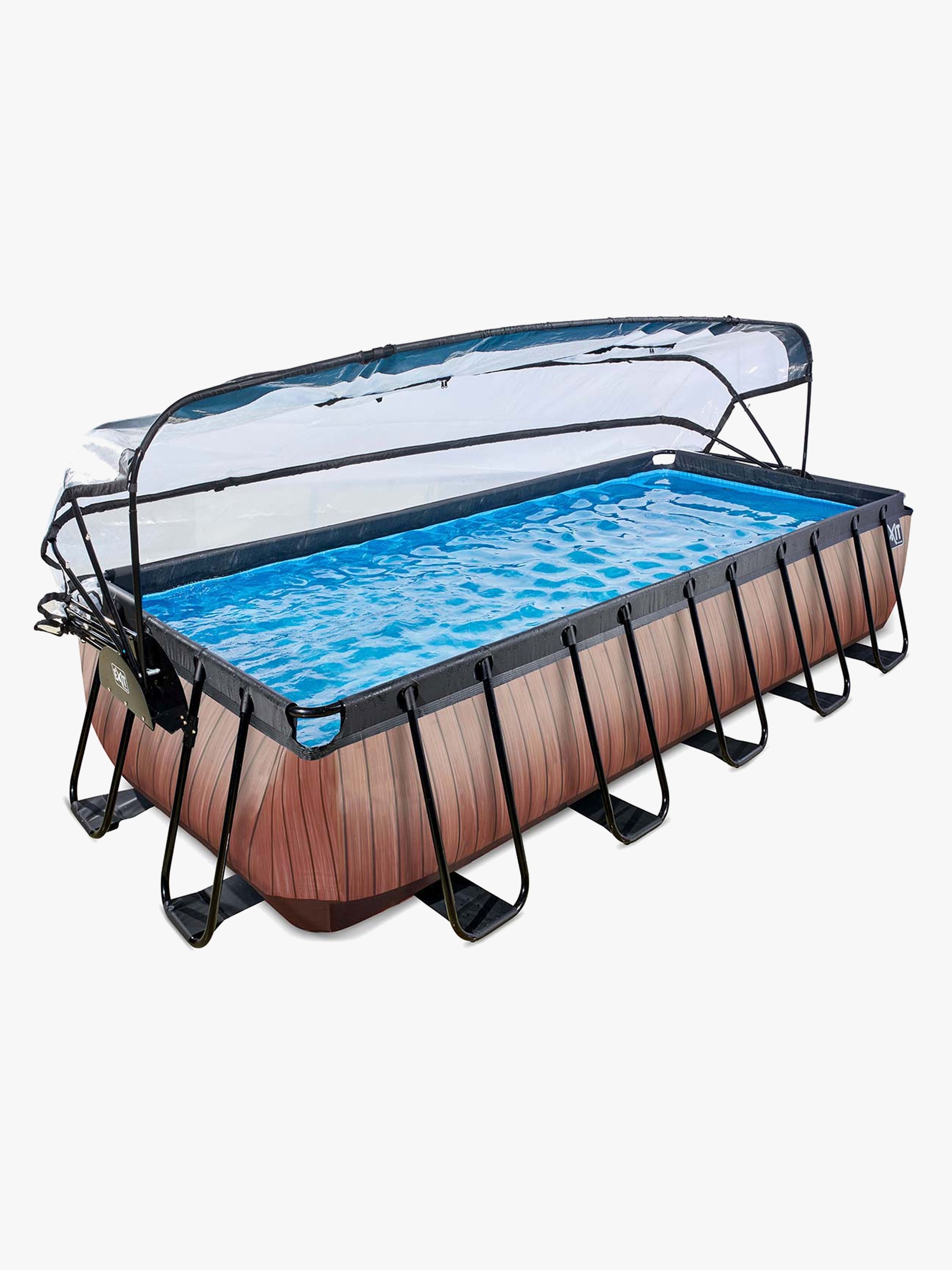 EXIT Poolset med Kupol 540x250x100 cm, Trä