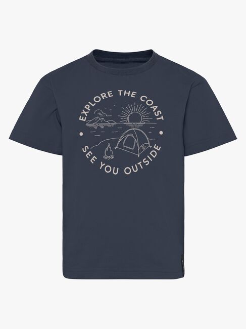 Didriksons Mynta T-shirt, Marinblå