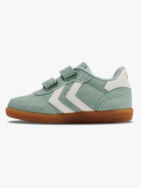 Hummel Victory Suede II Infant Sneakers, Frosty Green