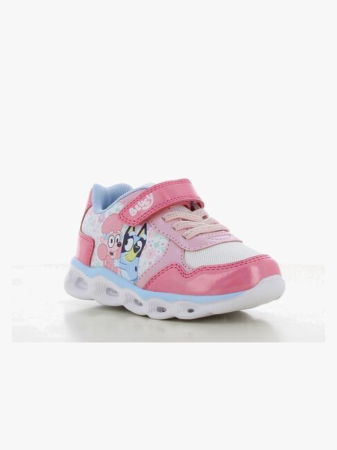 Bluey  Blinkande Sneakers, Fuchsia/Light Pink