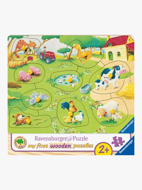 Ravensburger Knoppussel Bondgård 9 Bitar