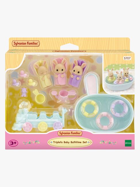 Sylvanian Families Dockhustillbehör Triplets Baby Bathtime Set