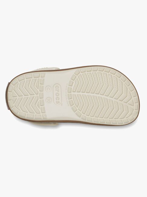 Crocs Crocband Gum Kids Tofflor, Summit White