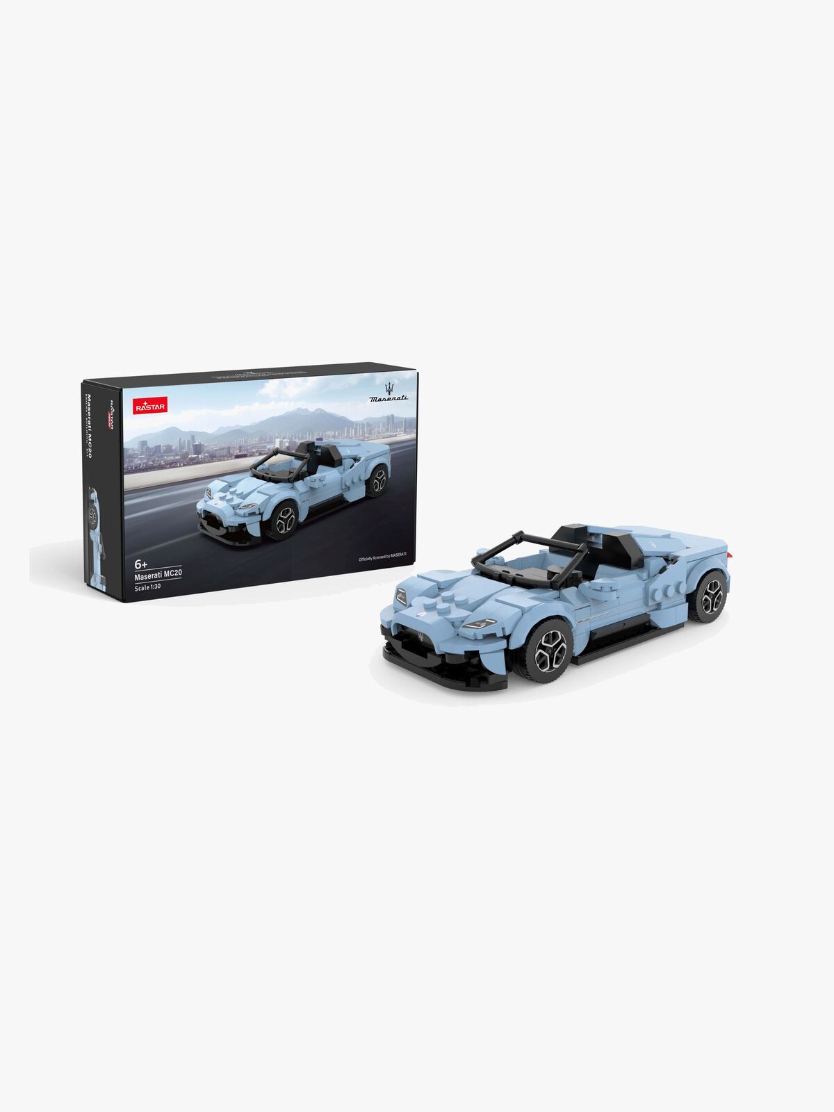 Rastar Maserati MC20 Bricks Racerbil 1:30, Blå