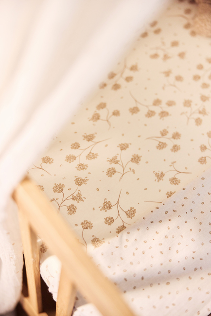 Jollein Dra-på-lakan 40x80, Leafy Dreams