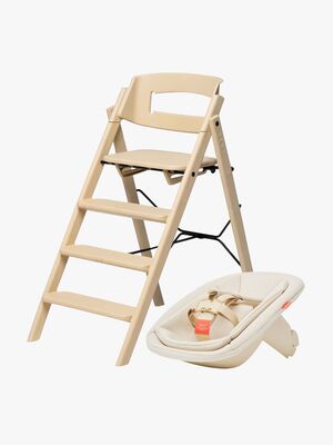 KAOS Klapp Matstol Recycled Bundle Inkl Newborn Seat, Desert Sand