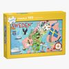 Kärnan Pussel Sverige 100 Bitar