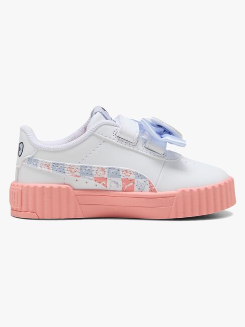 Puma x HELLO KITTY Carina 3.0 V Infant Sneakers, Vit