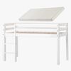 Hoppekids ECO Dream Halvhög Loftsäng Med ECO Dream Skummadrass 70x160, Vit