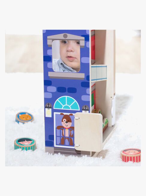 Melissa & Doug GO TOTs Radhus med 6 Diskar