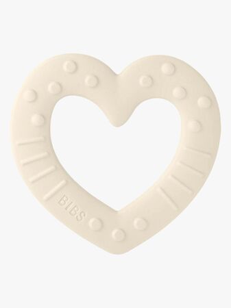 BIBS Baby Bitie Bitleksak Heart,  Ivory
