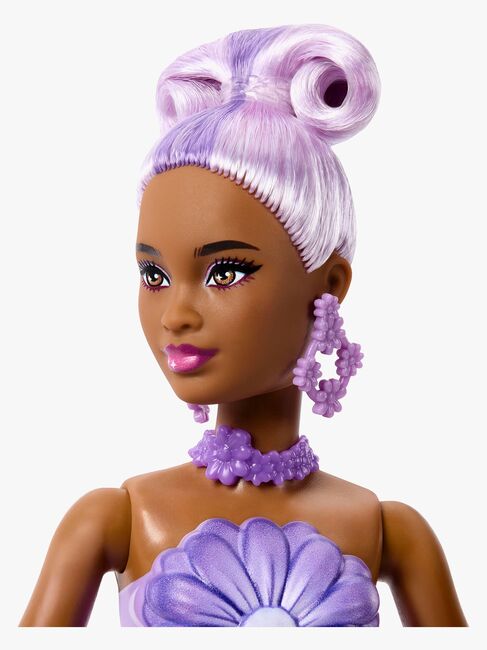 Barbie Petal Pop Flower Surprise Docka Prästkrage, Lila