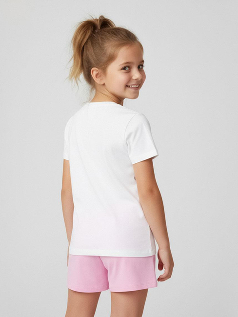 Disney Stitch T-shirt & Shorts Set, Vit