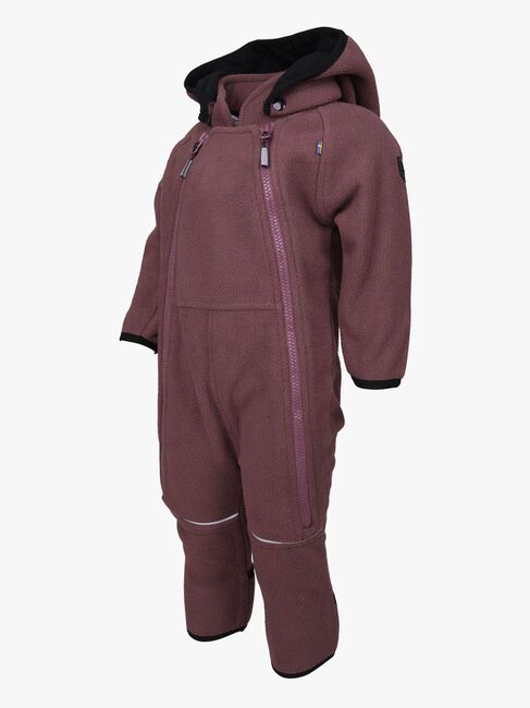Lindberg Vindel Vindfleeceoverall, Dry Rose
