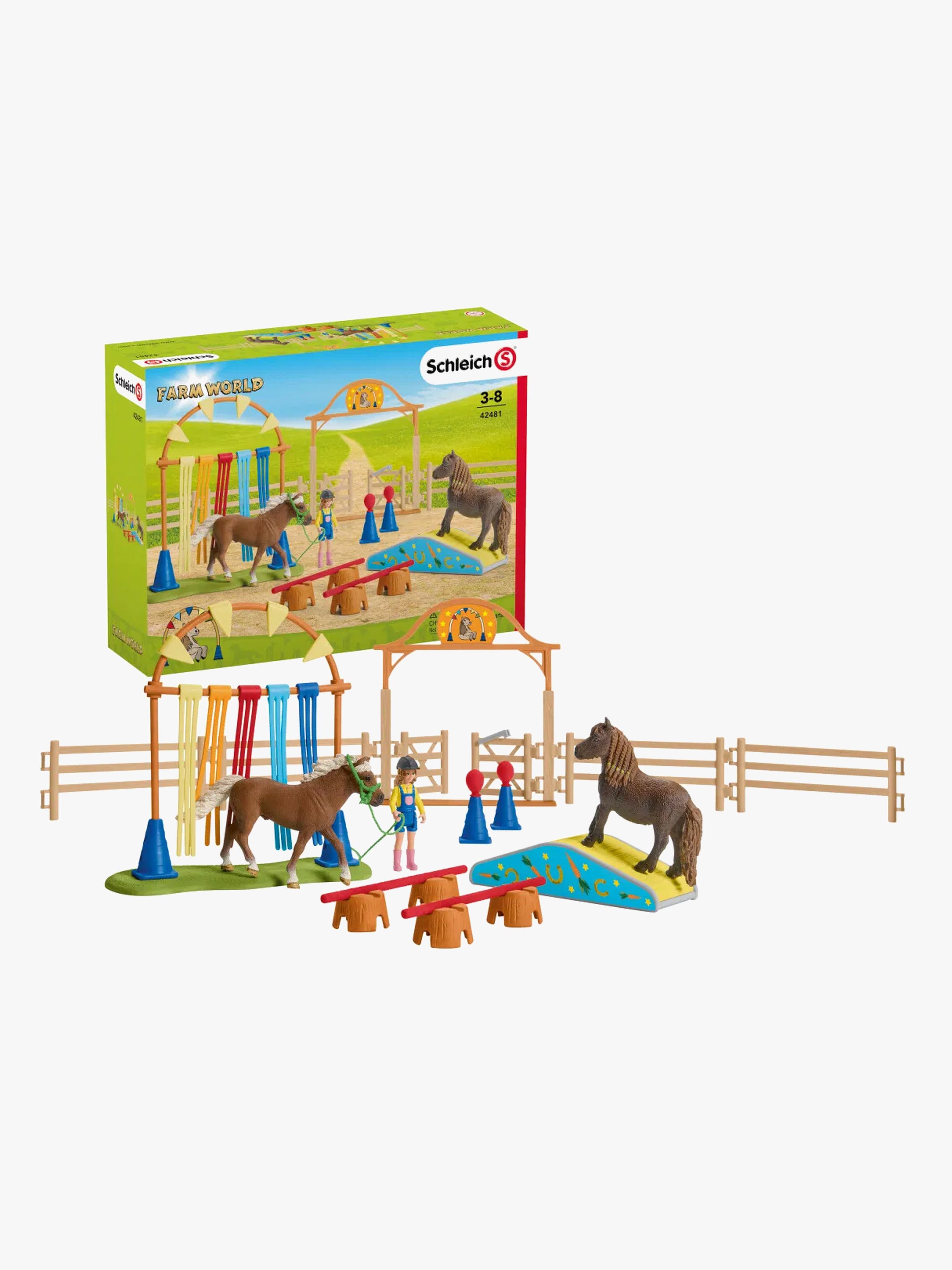 Schleich 42481 Lekset Ponnyagilityträning