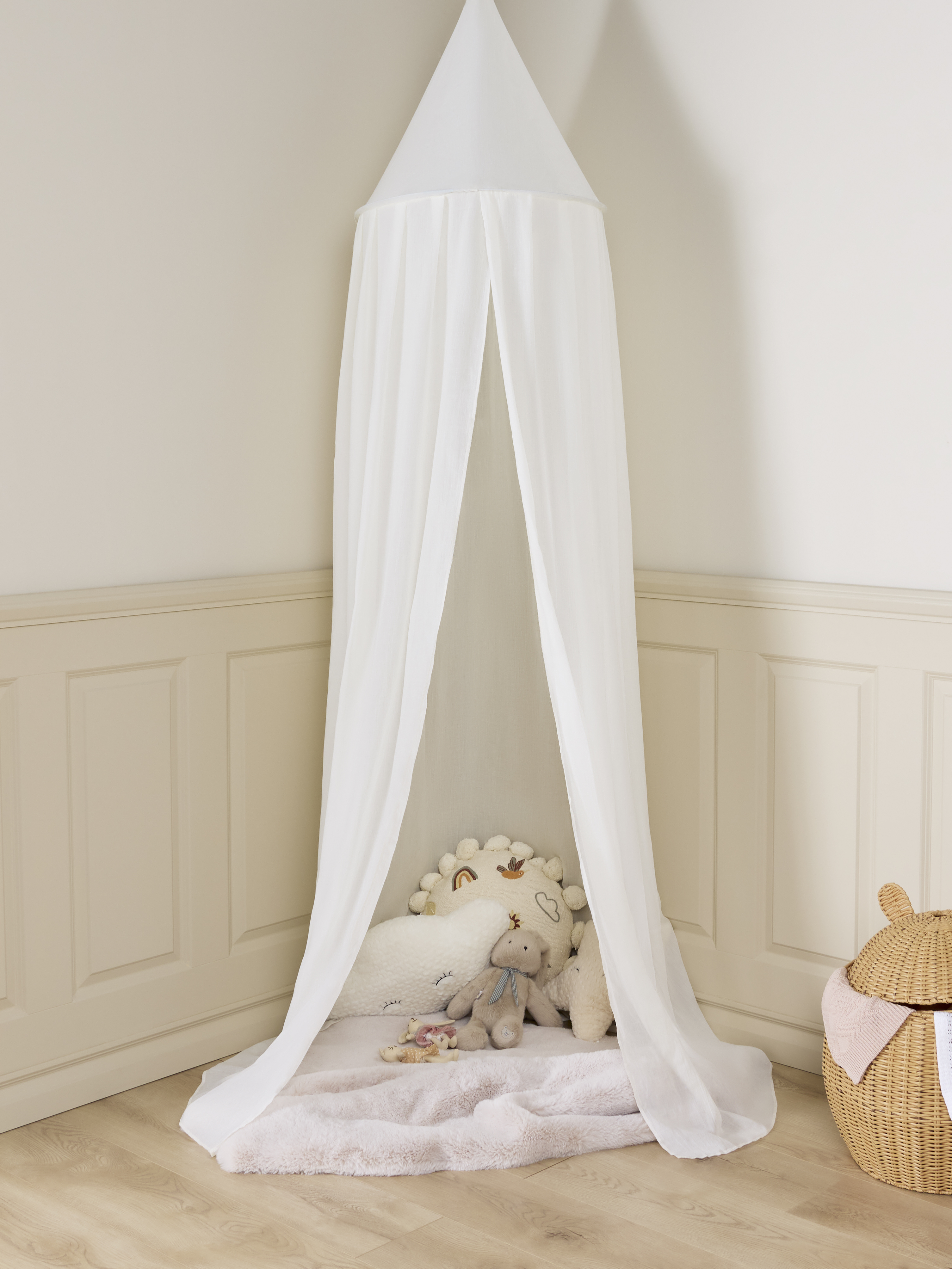 Alice &  Fox Veil Sänghimmel, Linen White