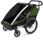 Thule Chariot Cab 2 Cykelvagn, Cypress Green