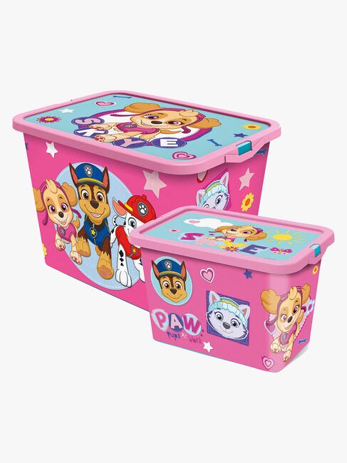 Paw Patrol Förvaringsboxar Set 23l & 7l, Rosa
