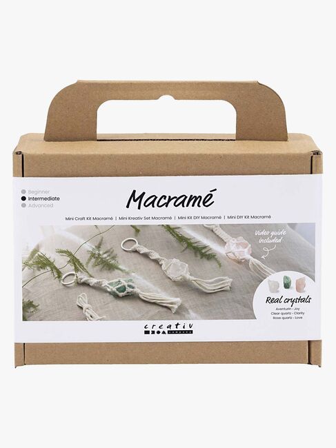 Creativ Company Pysselset Mini Makramé Nyckelringar