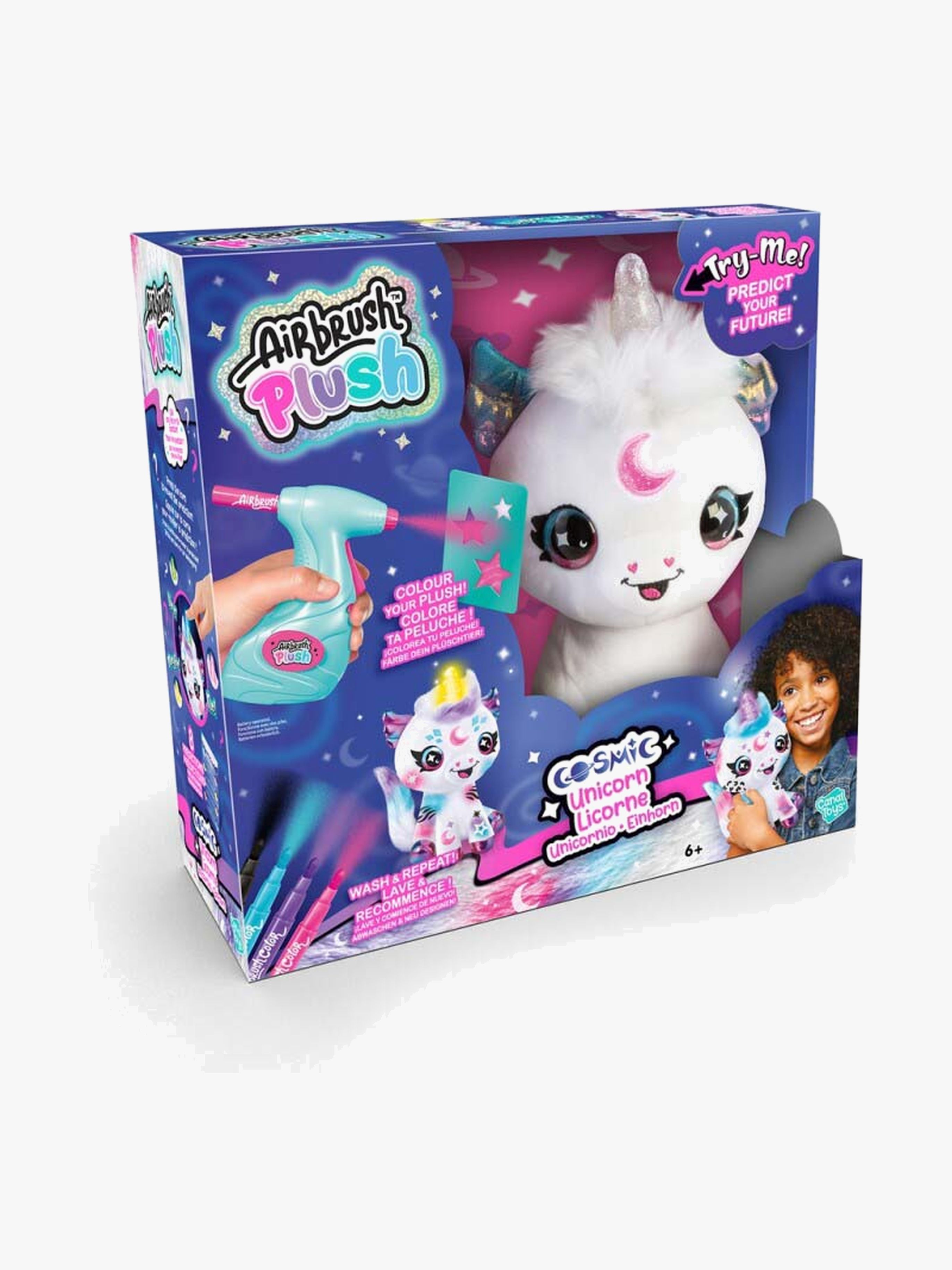 Canal Toys Airbrush Plush Neon Gosedjur Enhörning